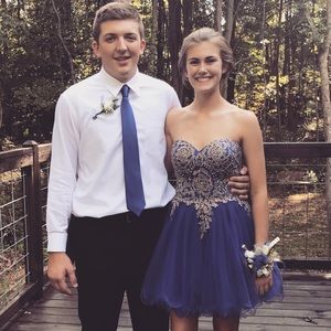 Beautiful blue formal dress